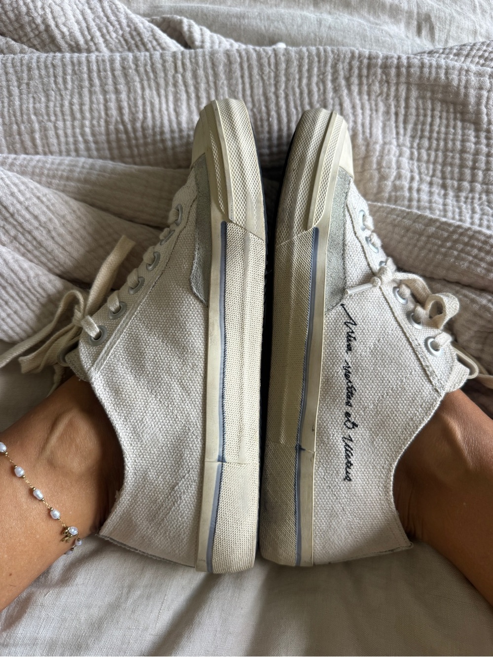 Golden Goose Canvas Sneakers – Size 39 EU - Only used once - Picture 4 of 13